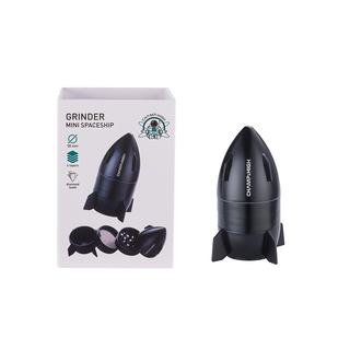 Grinder 'CHAMP HIGH' Black SpaceShip | 4-Parti - 50mm.