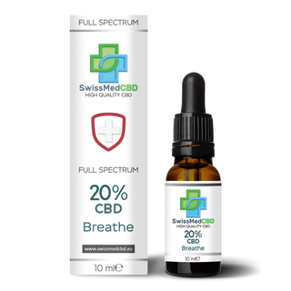 Ulei CBD 20% 'SWISSMEDCBD' pentru imbunatatirea respiratiei 'BREATHE' | 10ml. – 2000mg.