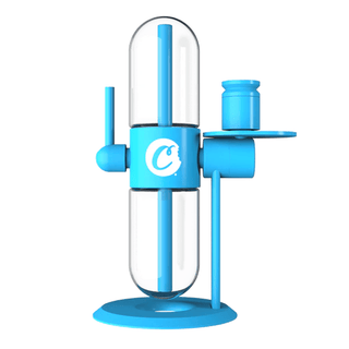 Bong din sticla 'STUNDENGLASS & COOKIES' Gravity Hookah | Albastru - 39cm.
