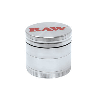 Grinder 'RAW' Silver | 4 - Parti - 56mm. Raw