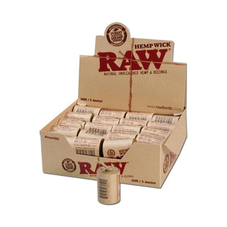 Sfoara 'RAW' din canepa organica | Wick - x1 Raw