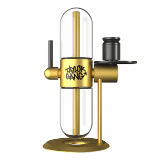 Bong din sticla 'STUNDENGLASS & TAYLOR GANG' Gravity Hookah | Galben - 39cm.