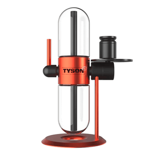 Bong din sticla 'STUNDENGLASS & TYSON' Gravity Hookah | Rosu - 39cm.