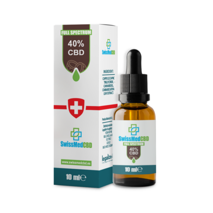 Ulei CBD 40% ‘SWISSMEDCBD’ cu ulei de cocos – 10ml.