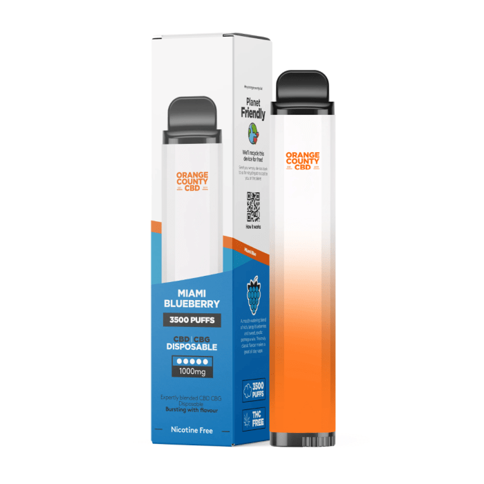 Vaporizator CBD ‘ORANGE COUNTY’ Afine | 10%