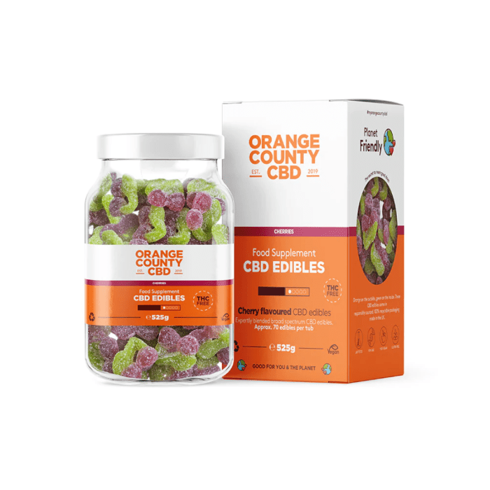 Jeleuri ‘ORANGE COUNTY’ Cherry | 4800mg. CBD – 525gr.