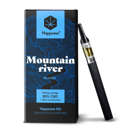 Vaporizator CBD 85% ‘HAPPEASE’ OG Kush | 0,6ml.