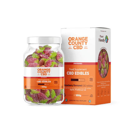 Jeleuri ‘ORANGE COUNTY’ Strawberry | 1600mg. CBD – 550gr.