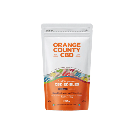 Jeleuri ‘ORANGE COUNTY’ Worms | 200mg. CBD – 50gr.