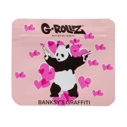 Pungi Zip-Lock ‘G-ROLLZ’ Anti-miros ‘PANDA GUNIN’ | 70x60mm. – x1