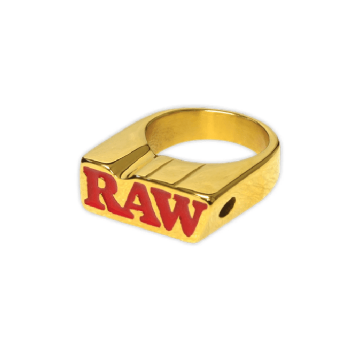 Inel & Suport tigara 'RAW' | Gold