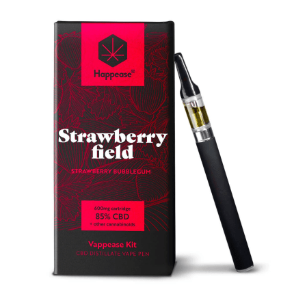 Vaporizator CBD 85% ‘HAPPEASE’ Strawberry Bubblegum | 0,6ml.