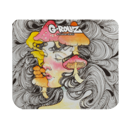 Pungi Zip-Lock ‘G-ROLLZ’ Anti-miros ‘MUSHROOM LADY’ | 70x60mm. – x1