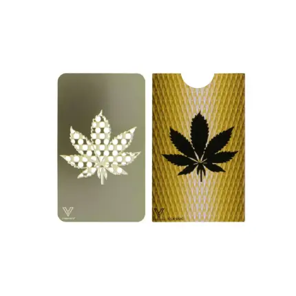 Grinder card 'V-SYNDICATE' Gold Leaf