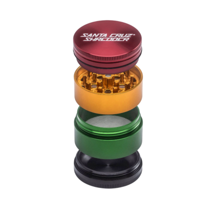 Grinder 'SANTA CRUZ' Rasta | 4-Parti - 54mm.