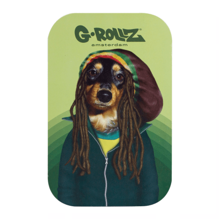 Capac magnetic pentru tava de rulat 'G-ROLLZ' Reggae | 17,5x27,5cm.