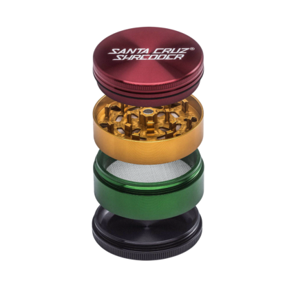 Grinder 'SANTA CRUZ' Rasta | 4-Parti - 70mm.