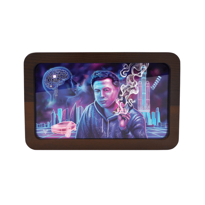 Tava de rulat 3D 'V-SYNDICATE' Space Xhale | 17,8x30cm.