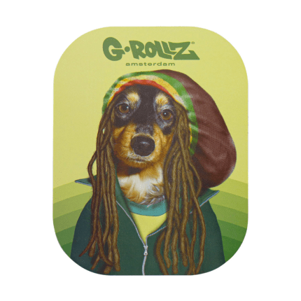 Capac magnetic pentru tava de rulat 'G-ROLLZ' Reggae | 14x18cm.