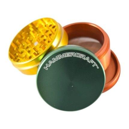 Grinder 'HAMMERCRAFT' Rasta | 4 parti 38mm.