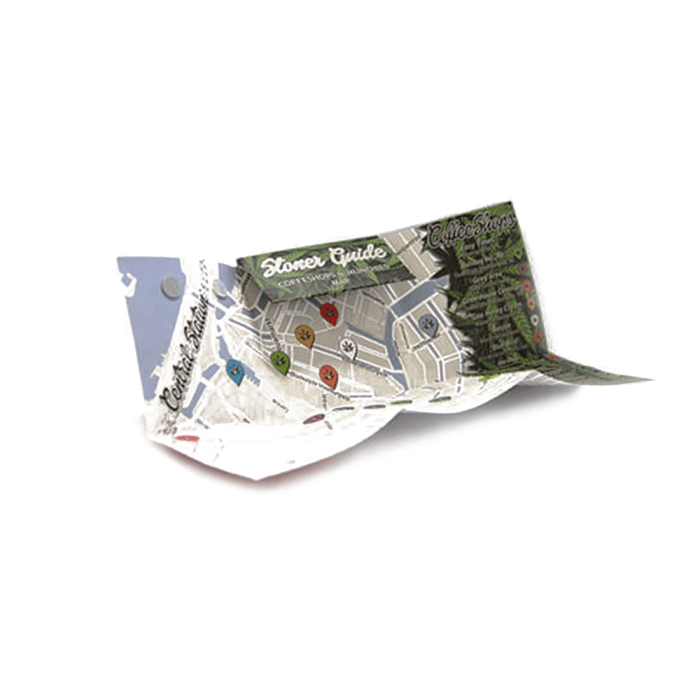 Tava de rulat 'STONERS MAP' Pliabila | 15,5x23cm.