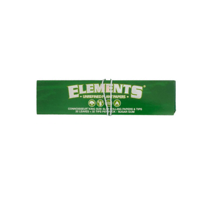 Foite & Filtre 'ELEMENTS' Green Connoisseur | King Size Slim - x32