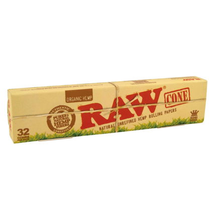 Conuri pre-rulate 'RAW' din canepa | King Size - x32