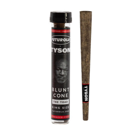 Blunt pre-rulat 'FUTUROLA & TYSON' din canepa cu terpeni infuzati | x1