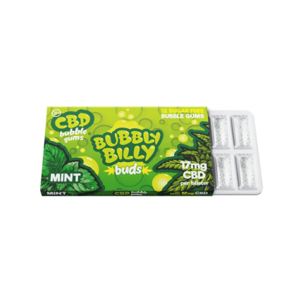 Guma 'BUBBLY BILLY' Menta | 17mg. CBD