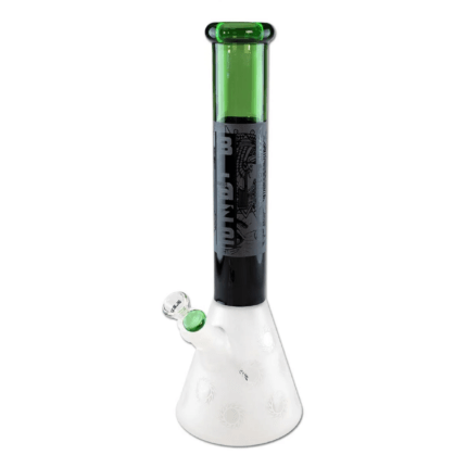 Bong din sticla 'BLAZE' Frosted Flask | 400mm.