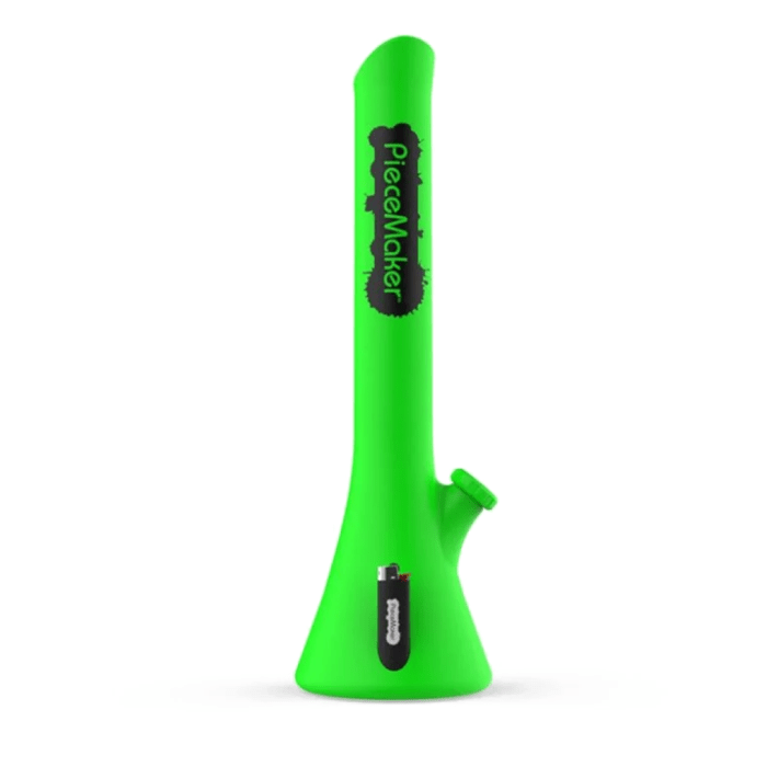 Bong din silicon 'PIECEMAKER' Green Kahuna | 550mm.