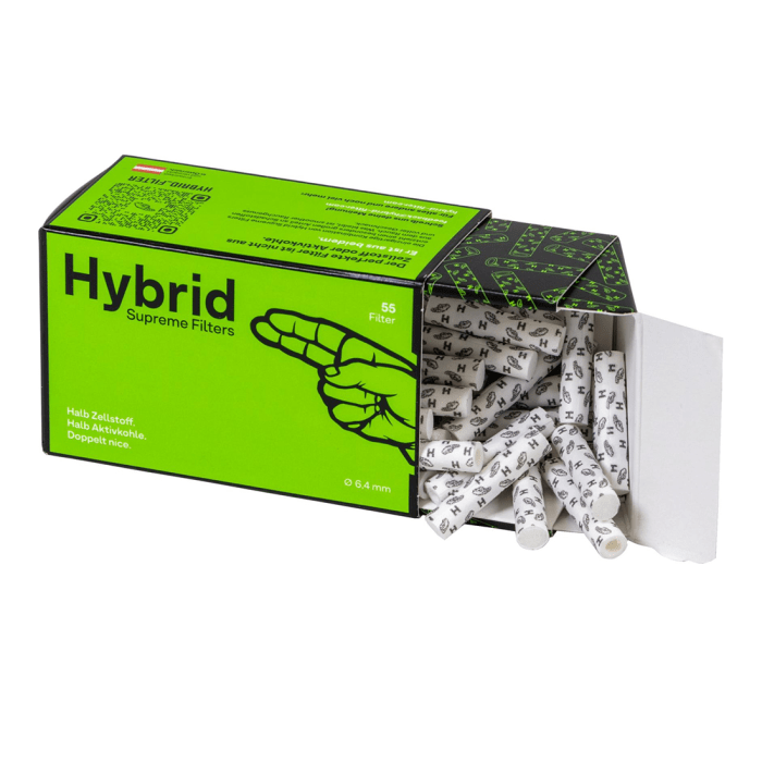 Filtre din celuloza cu carbune activ 'HYBRID' Supreme | 6,4mm - x55