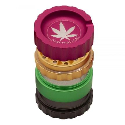 Grinder 'AMSTERDAM RASTA' | 4 parti 53mm.