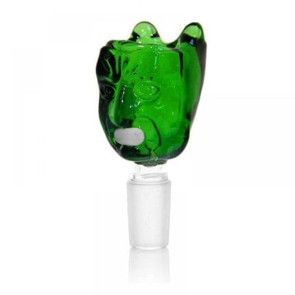 Bol bong Scared Face verde - 14mm