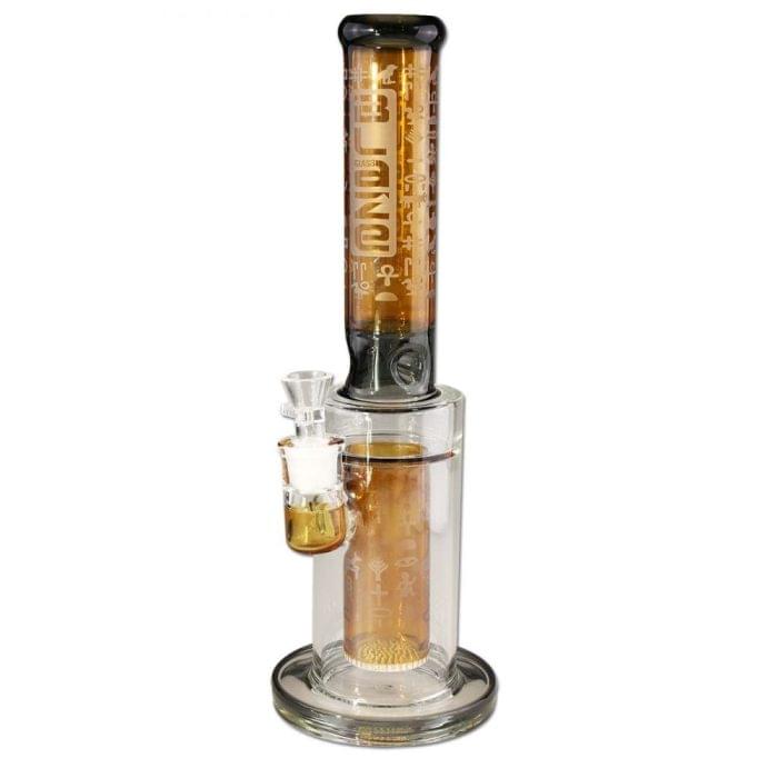 Bong din sticla 'BLAZE' Pharaones Amber | 400mm.