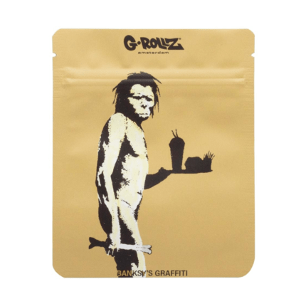 Pungi Zip-Lock ‘G-ROLLZ’ Anti-miros ‘CAVEMAN’ | 100x125mm. – x1