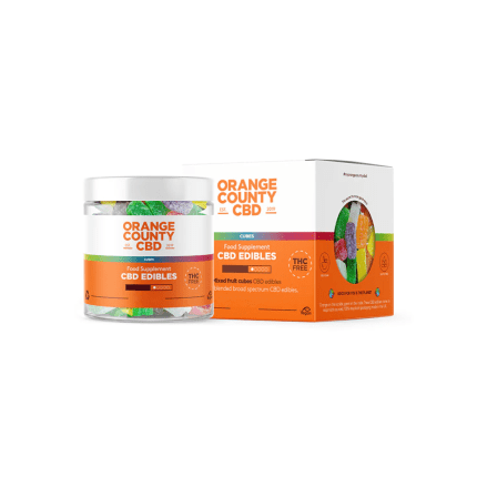 Jeleuri ‘ORANGE COUNTY’ Cubes | 400mg. CBD – 135gr.