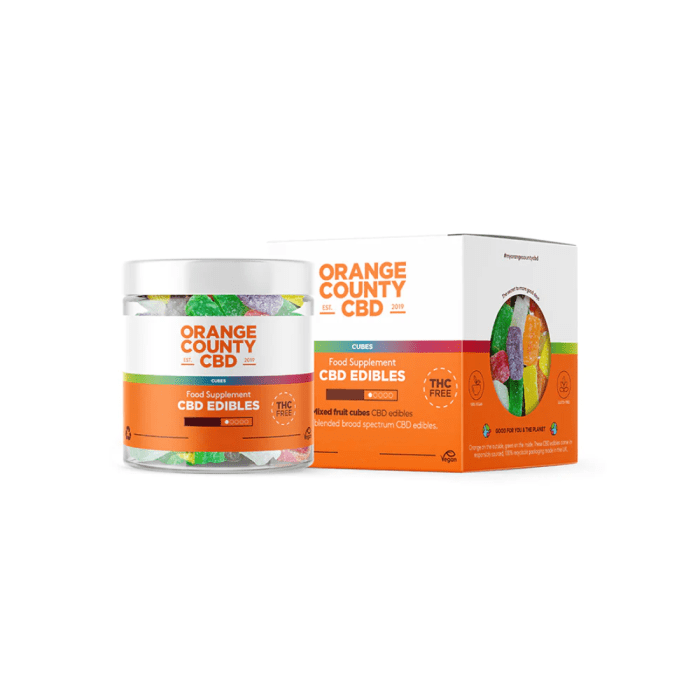 Jeleuri ‘ORANGE COUNTY’ Cubes | 400mg. CBD – 135gr.