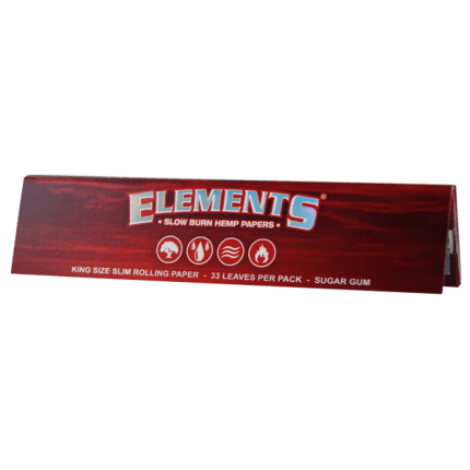 Foite 'ELEMENTS' Red | King Size Slim - x33