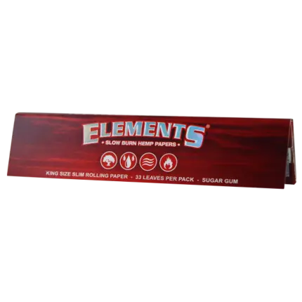 Foite 'ELEMENTS' Red - King size slim