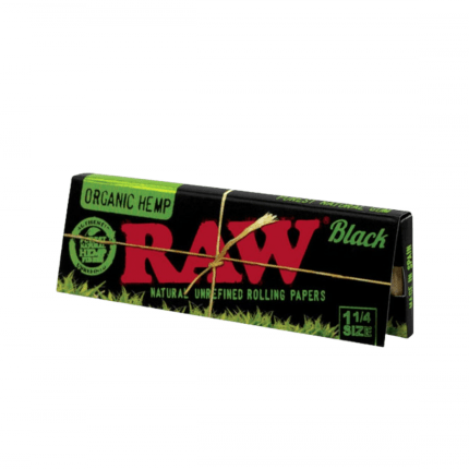 Foite 'RAW' Black din canepa | 1/4 - x50