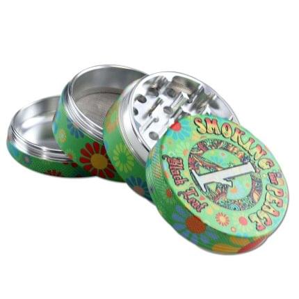 Grinder 'BLACK LEAF' | Smoking for peace - 4 parti 54mm