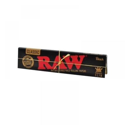 Foite 'RAW' Black | King Size Slim - x32