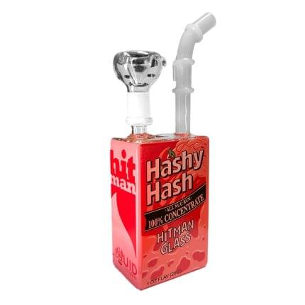 Bong din sticla 'HASHY HASH' Juice | 190mm.