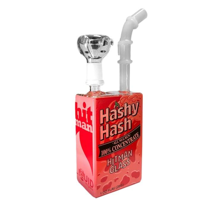 Bong din sticla 'HASHY HASH' Juice | 190mm.