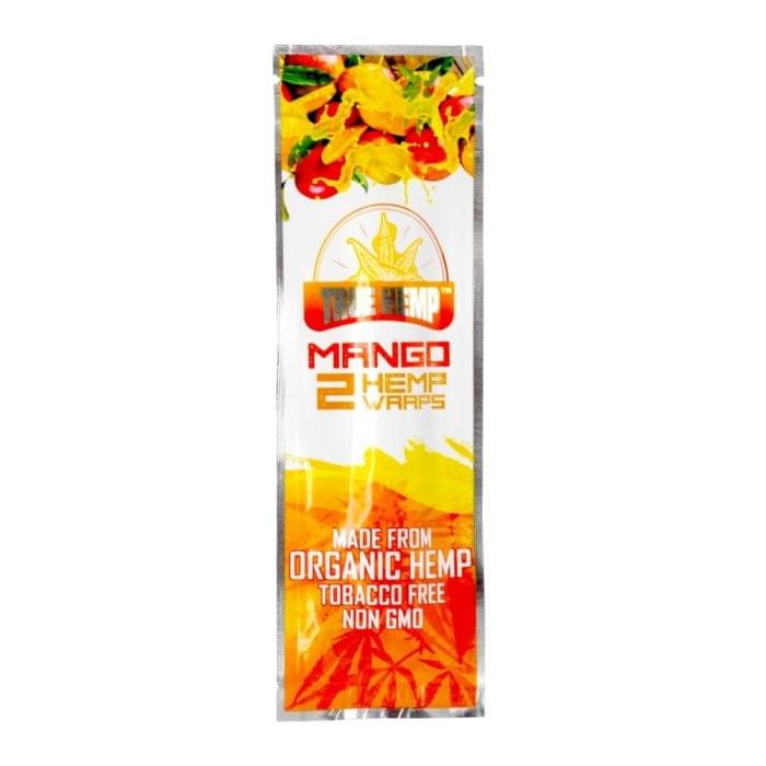 Foite de blunt 'TRUE HEMP' din canepa | Mango - x2