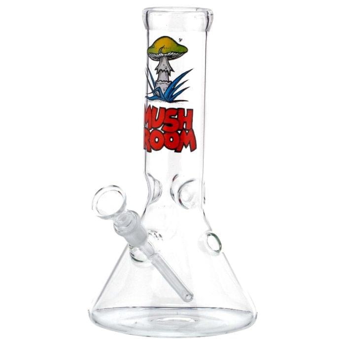 Bong din sticla 'BEAKER' Mushroom | 230mm.