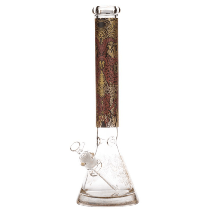 Bong din sticla 'AMSTERDAM' Heavy Beaker Ganash | 420mm.