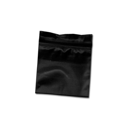 Zip-Lock ‘BLACK LEAF’ Black | 35x35mm - x100