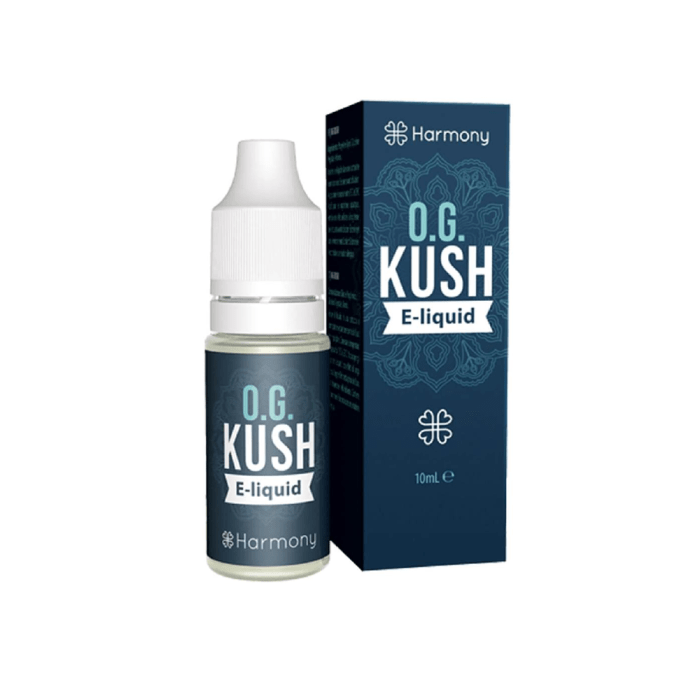 E-Liquid cu CBD 3% 'HARMONY' OG Kush | 10ml.